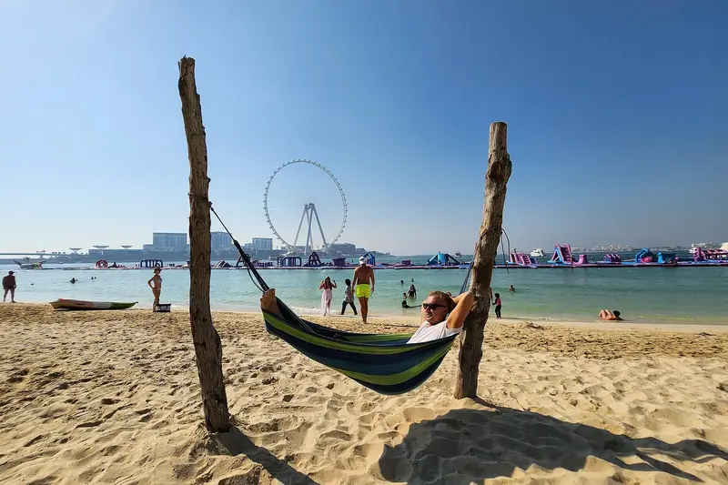 Пляж JBR в Дубае